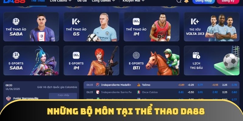 Top những game thể thao nên chơi tại DA88 Top những game thể thao nên chơi tại DA88
