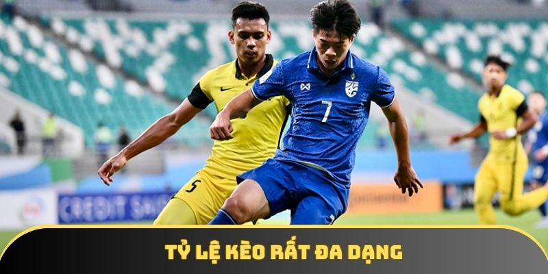 Tỷ lệ kèo rất đa dạng Tỷ lệ kèo rất đa dạng